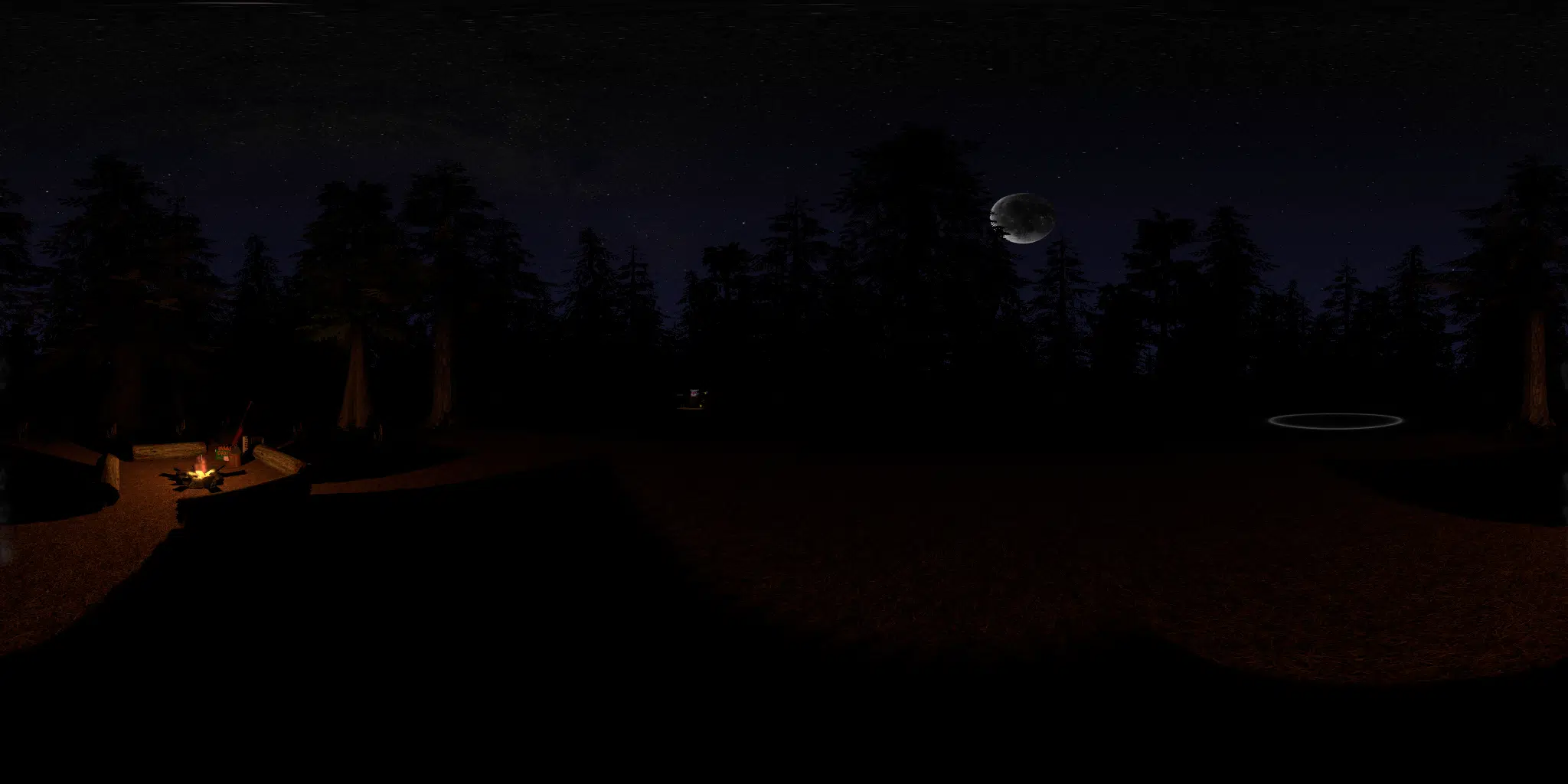 A preview image of the 'forest night' world.