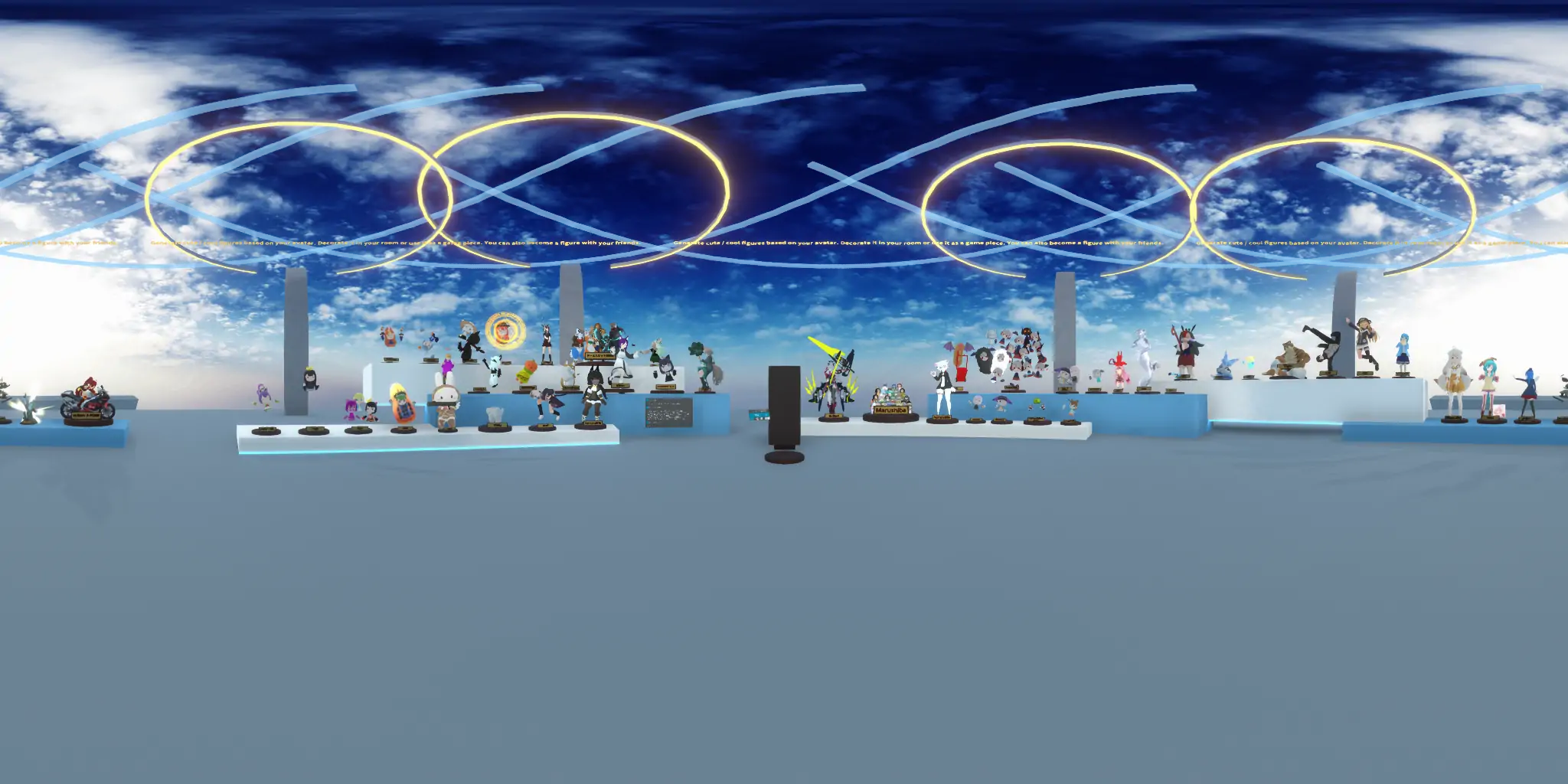 A preview image of the 'Figure generator - フィギュア制作機' world.