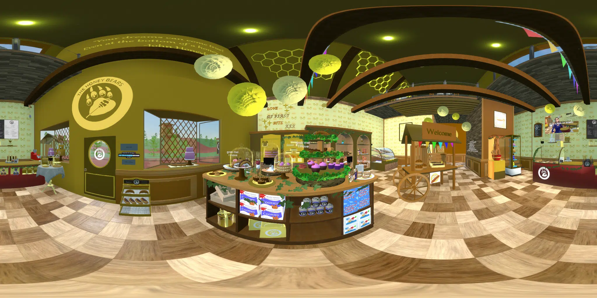 A preview image of the 'The honey bear bakery' world.