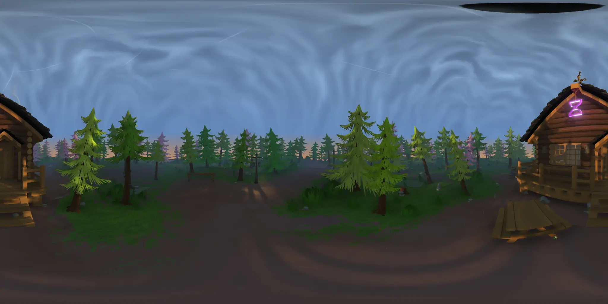 A preview image of the '<b>⧖ Cabin of the Seasons ⧖</b>' world.