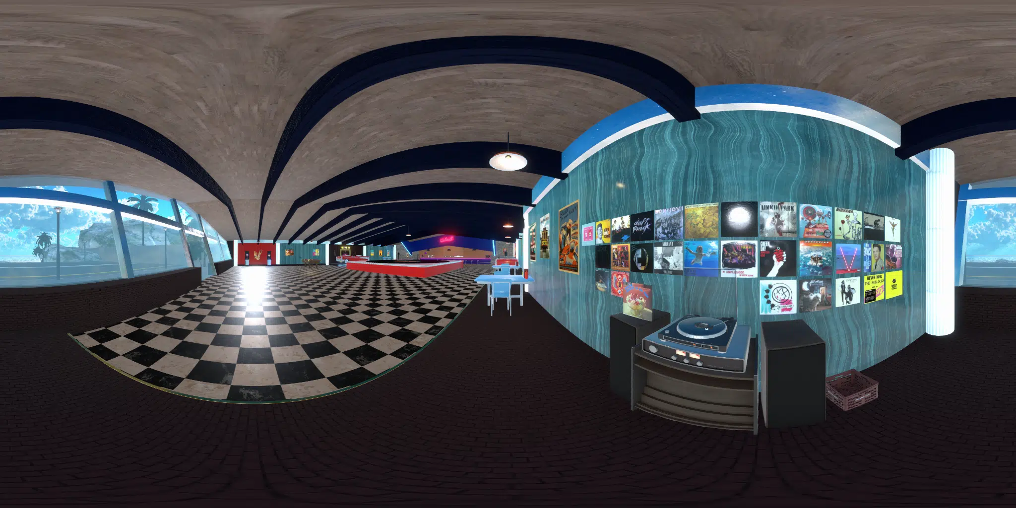 Seaside Restaurant Catwalk
