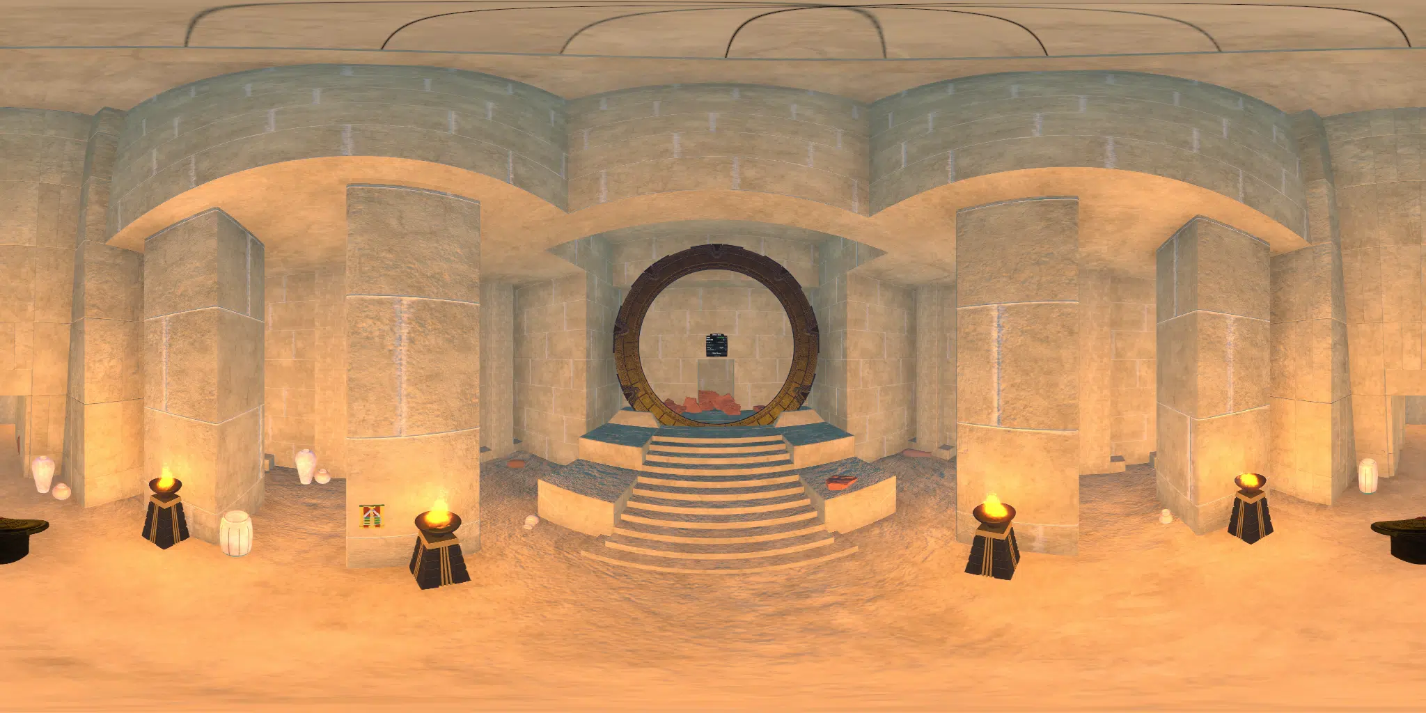 A preview image of the 'Abydos | Stargate SG:1' world.