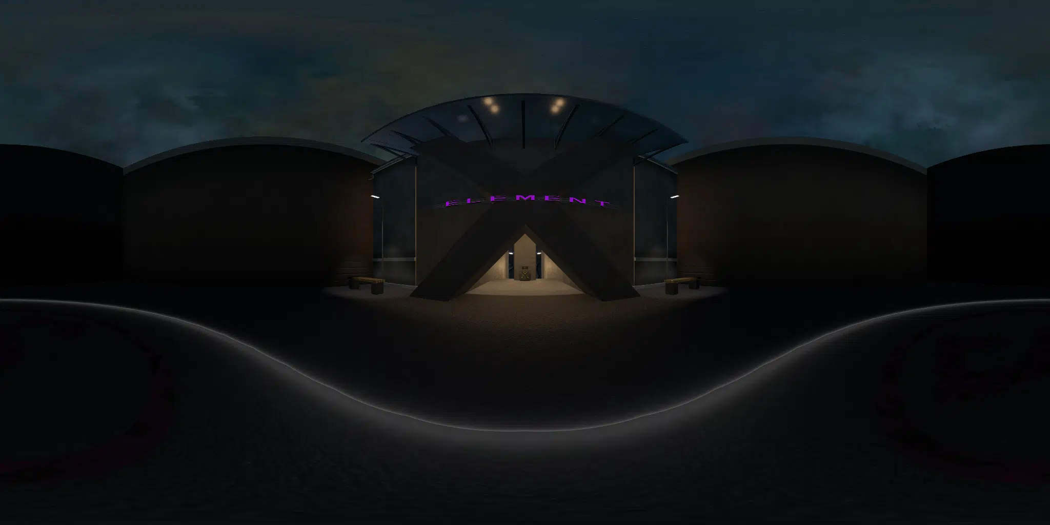 A preview image of the 'ElementX LaserTag' world.